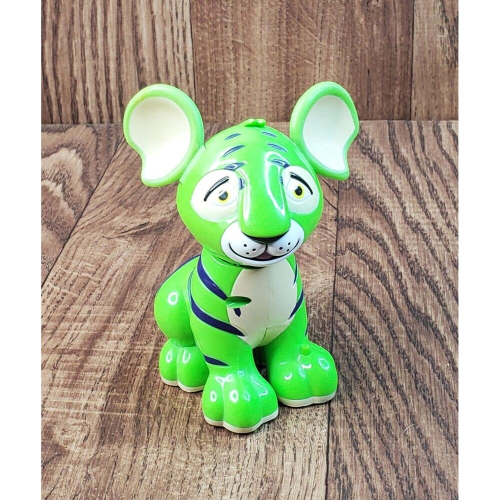 Neopets Green Kougra Neopets Thinkway Toys Tiger Cat Figure Toy Untested